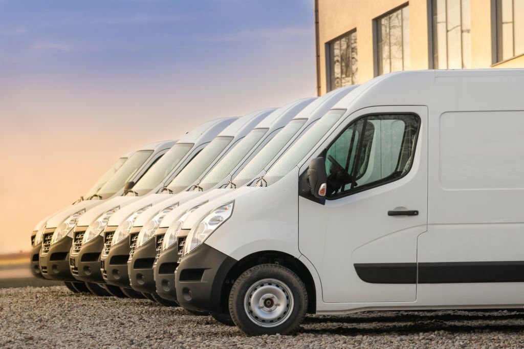 Commercial delivery vans